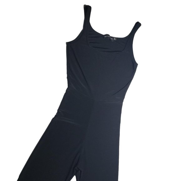 Prettylittlething Black Jumpsuit Shorts XS - Picture 7 of 7